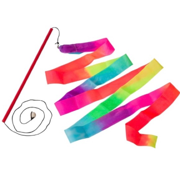 NRFP Rainbow 🌈 Twirling Dance Stunt Ribbon - Picture 1 of 12